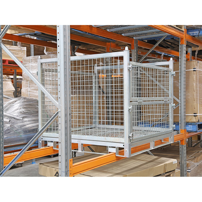 Mesh Stillage Transport Storage cage — Stormax Materials Handling Equipment