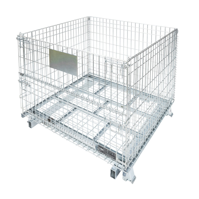 Galvanised Mesh Cage — Stormax Materials Handling Equipment